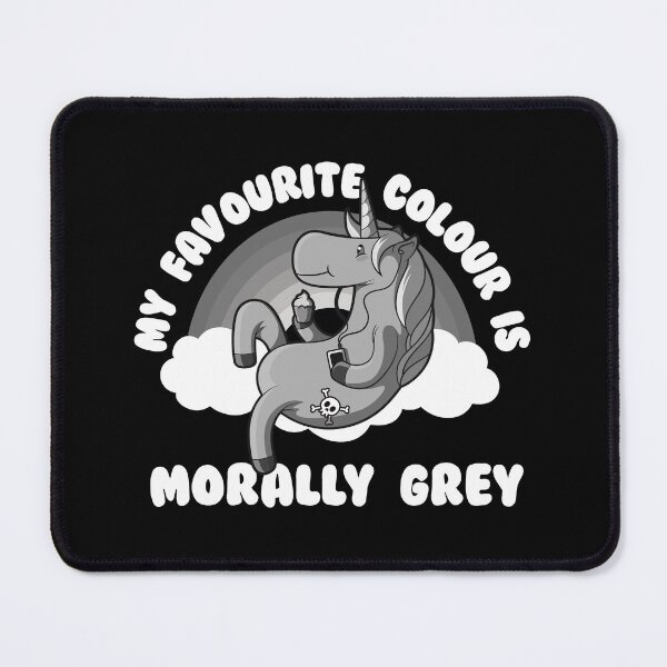 Item preview, Morally Grey unicorn (UK spelling) designed and sold by messy-nessie.