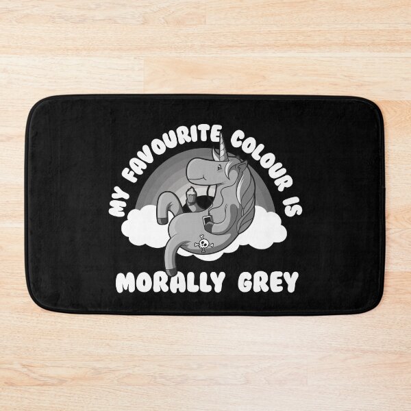 Item preview, Morally Grey unicorn (UK spelling) designed and sold by messy-nessie.