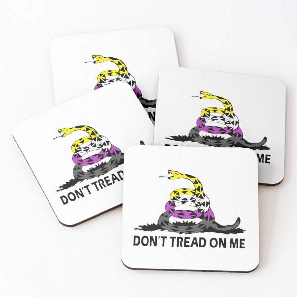 Item preview, Non Binary Gadsen Flag designed and sold by PiperTheArtist.