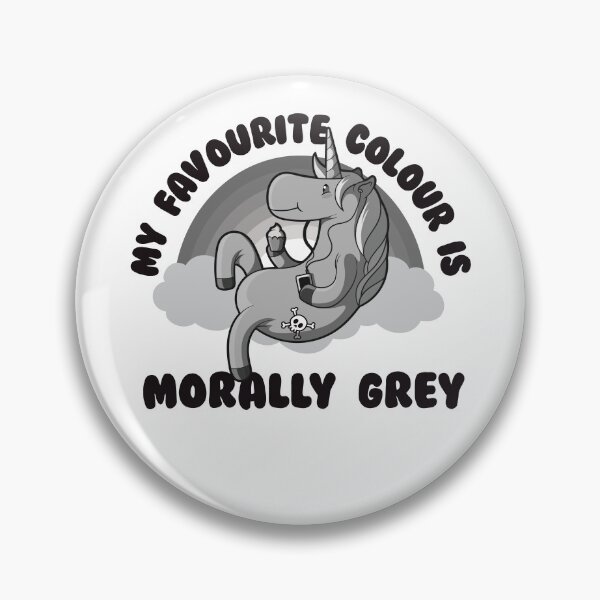 Item preview, Morally Grey unicorn (UK spelling) designed and sold by messy-nessie.