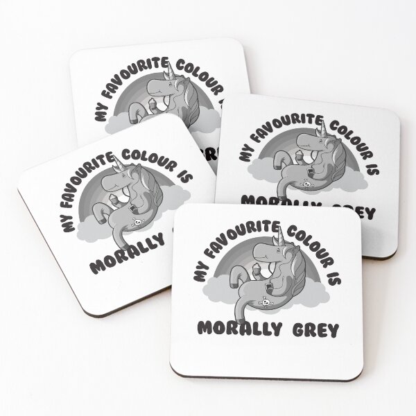 Item preview, Morally Grey unicorn (UK spelling) designed and sold by messy-nessie.