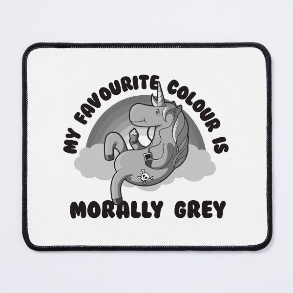 Item preview, Morally Grey unicorn (UK spelling) designed and sold by messy-nessie.