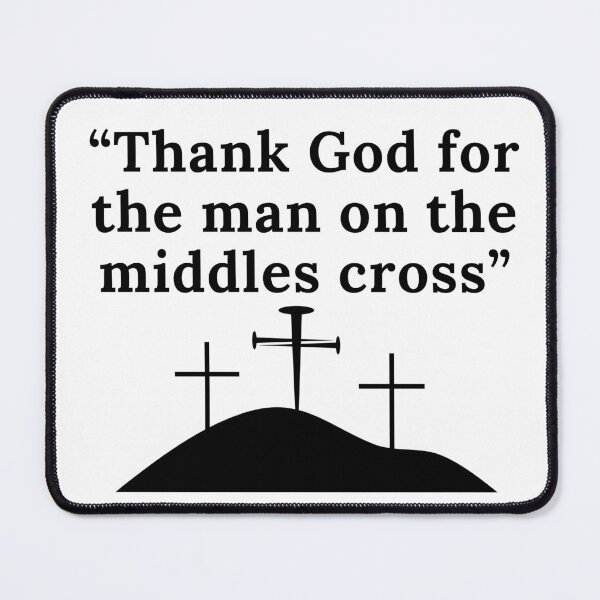 Item preview, Man on the Middle Cross designed and sold by The Faithians.