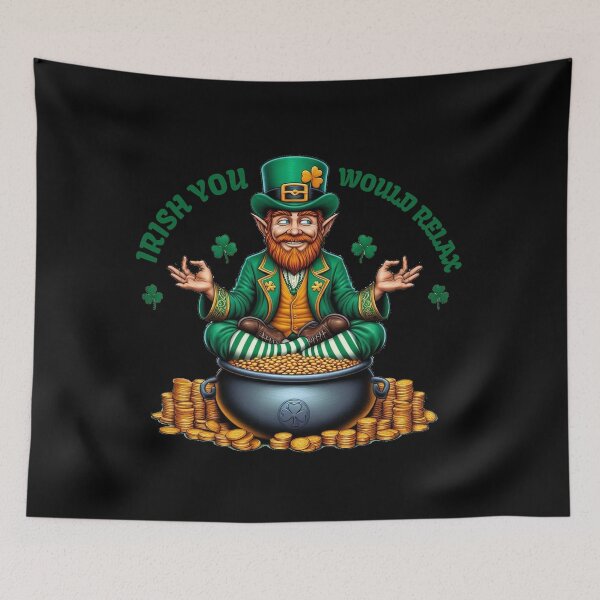 Item preview, Irish You Would Relax - St. Patrick’s Day I Leprechaun designed and sold by TeesByAngelzB.