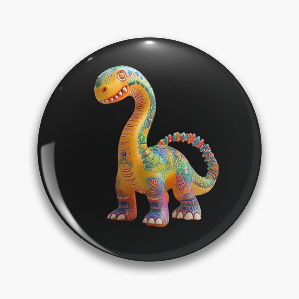 Item preview, Yellow Dino: Yellow Astek Dinossaur designed and sold by SoundsoftheSun.