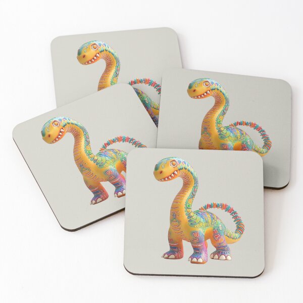 Item preview, Yellow Dino: Yellow Astek Dinossaur designed and sold by SoundsoftheSun.