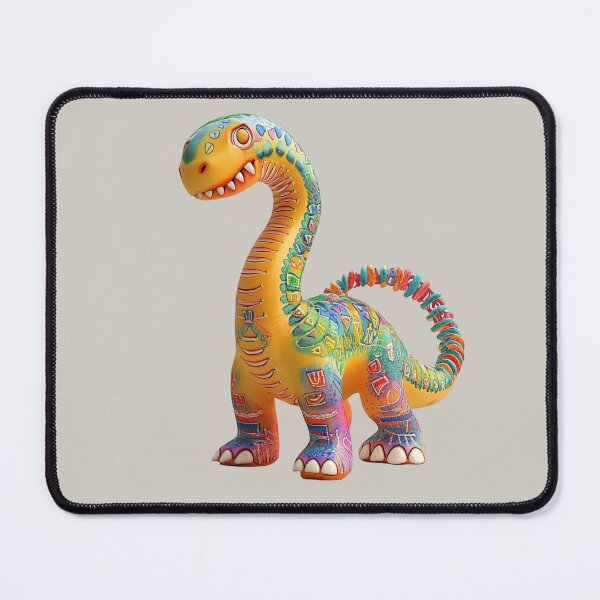 Item preview, Yellow Dino: Yellow Astek Dinossaur designed and sold by SoundsoftheSun.