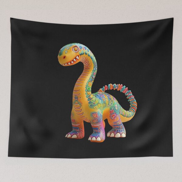 Item preview, Yellow Dino: Yellow Astek Dinossaur designed and sold by SoundsoftheSun.