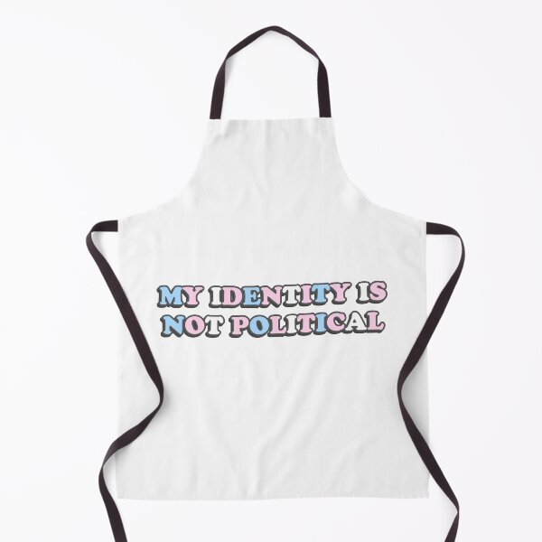 Item preview, my identity is not political - transgender pride flag designed and sold by wordswithfonts.
