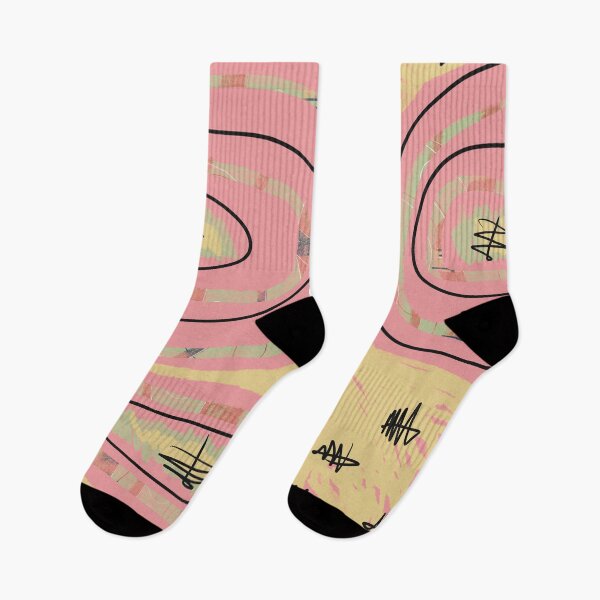 Item preview, Spiral, ellipse, helix + pink on yellow designed and sold by Roco47.