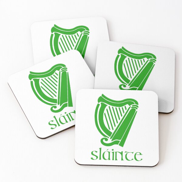 Item preview, Sláinte Gaelic Irish St Patrick’s Day Ireland Eire Harp St. Paddy’s Humor  designed and sold by Bad Kitty Designz.
