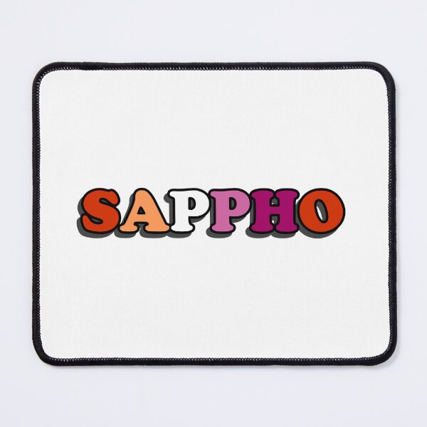 Item preview, sappho - lesbian pride flag designed and sold by wordswithfonts.