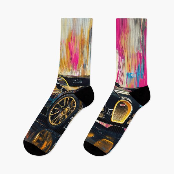 Item preview, Black & Gold Bugatti Veyron – Luxury Pop Art Wall Art III designed and sold by AutoPopStudio.