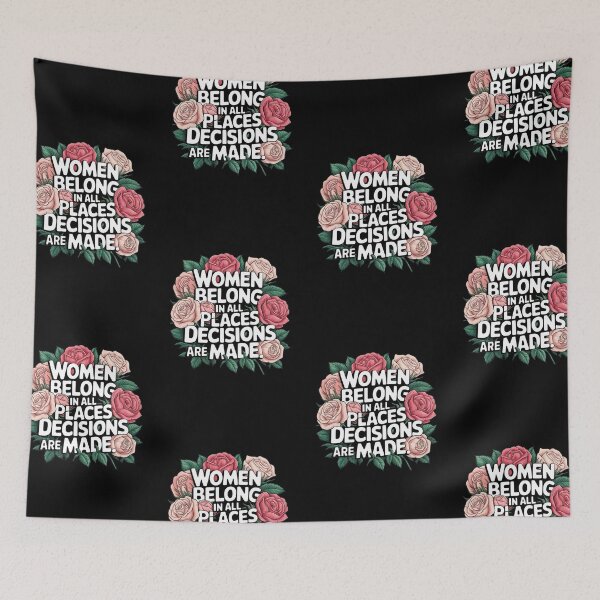 Item preview, Women Belong In All Places Decisions Are Made - International Women’s Day | 8th March designed and sold by TeesByAngelzB.