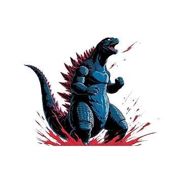 Artwork thumbnail, Godzilla by Nice En