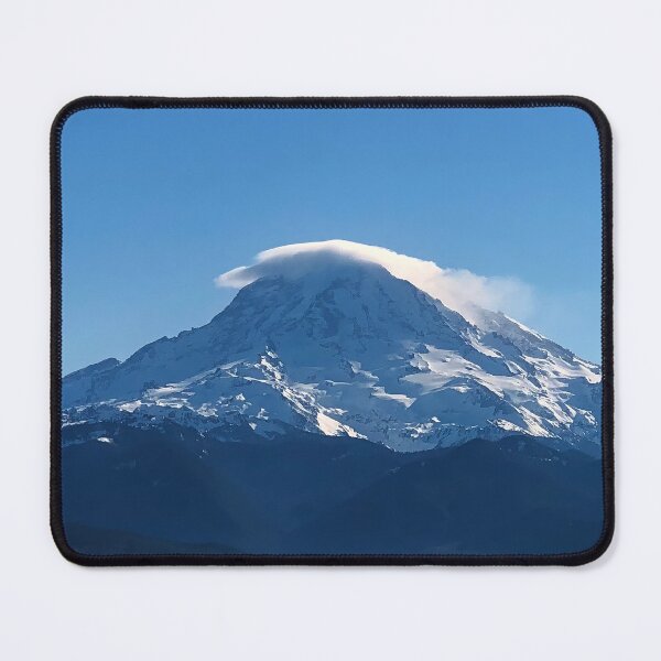 Item preview, Mount Rainier with lenticular cloud designed and sold by flyscenicair.