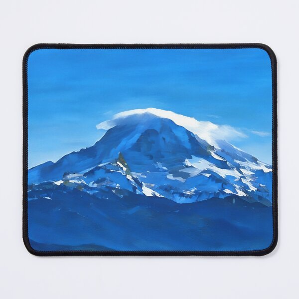Item preview, Mount Rainier with lenticular cloud (Impressionist) designed and sold by flyscenicair.