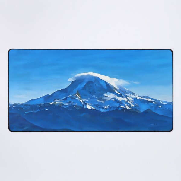 Item preview, Mount Rainier with lenticular cloud (Impressionist) designed and sold by flyscenicair.