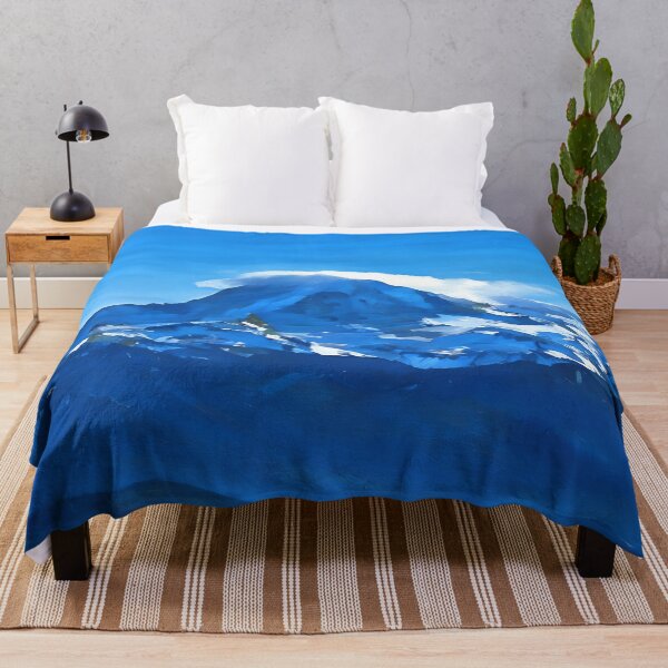 Item preview, Mount Rainier with lenticular cloud (Impressionist) designed and sold by flyscenicair.