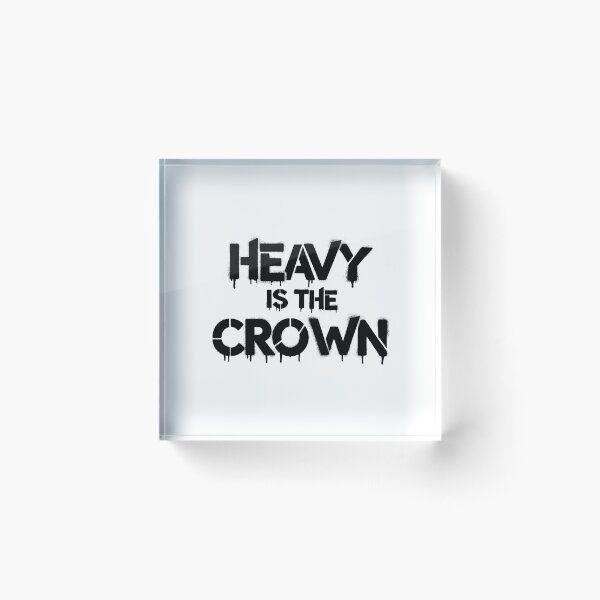 Item preview, LP - Heavy Is the Crown (Black Letters) - Stencil Graffiti Style designed and sold by GraffitiLab.
