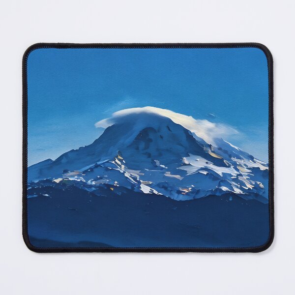 Item preview, Mount Rainier with lenticular cloud (Oil Painting) designed and sold by flyscenicair.