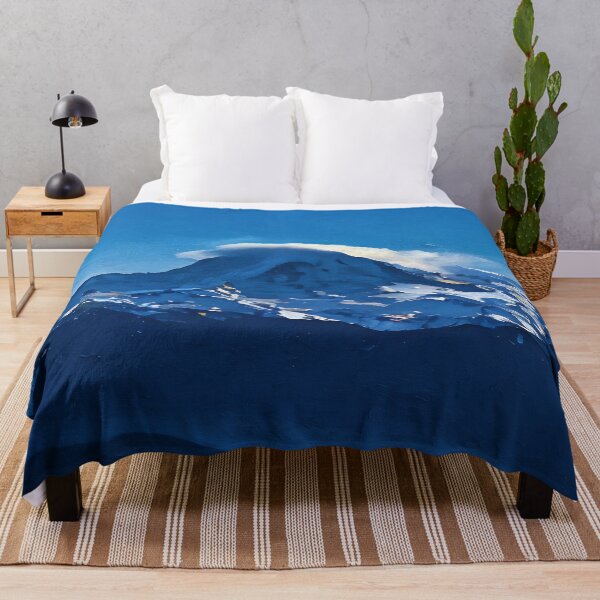 Item preview, Mount Rainier with lenticular cloud (Oil Painting) designed and sold by flyscenicair.