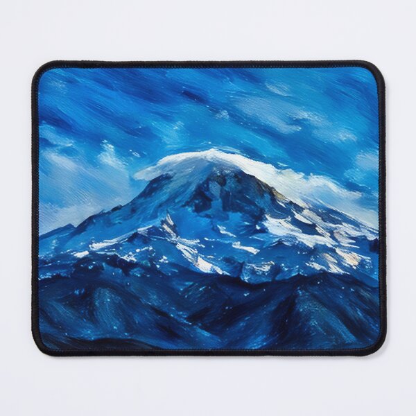 Item preview, Mount Rainier with lenticular cloud (Pastel) designed and sold by flyscenicair.
