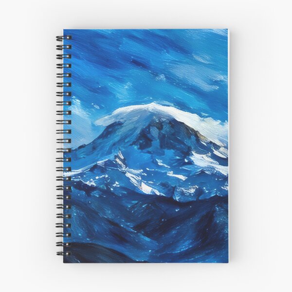 Artikelvorschau, Mount Rainier mit Linsenwolke (Pastell) entworfen und verkauft von flyscenicair.