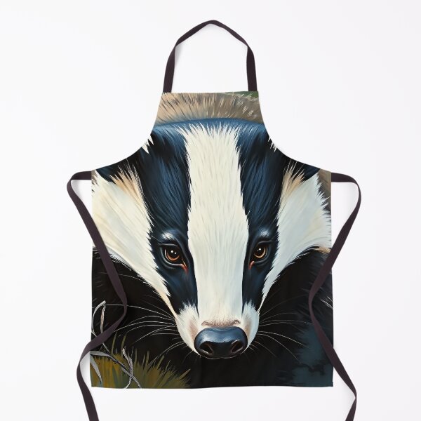 Item preview, Badger Portrait Oil Painting Style Forest Animal designed and sold by kakarikihill.
