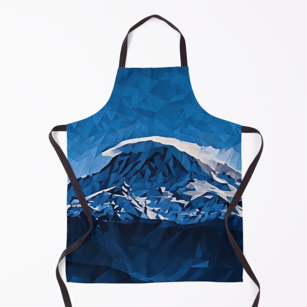 Artikelvorschau, Mount Rainier mit Linsenwolke (Poly Art) entworfen und verkauft von flyscenicair.