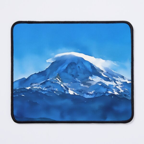 Item preview, Mount Rainier with lenticular cloud (Watercolor) designed and sold by flyscenicair.