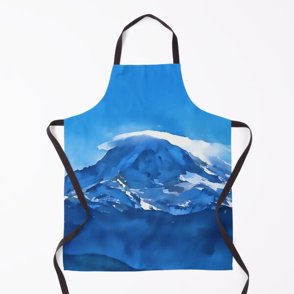 Artikelvorschau, Mount Rainier mit Linsenwolke (Aquarell) entworfen und verkauft von flyscenicair.