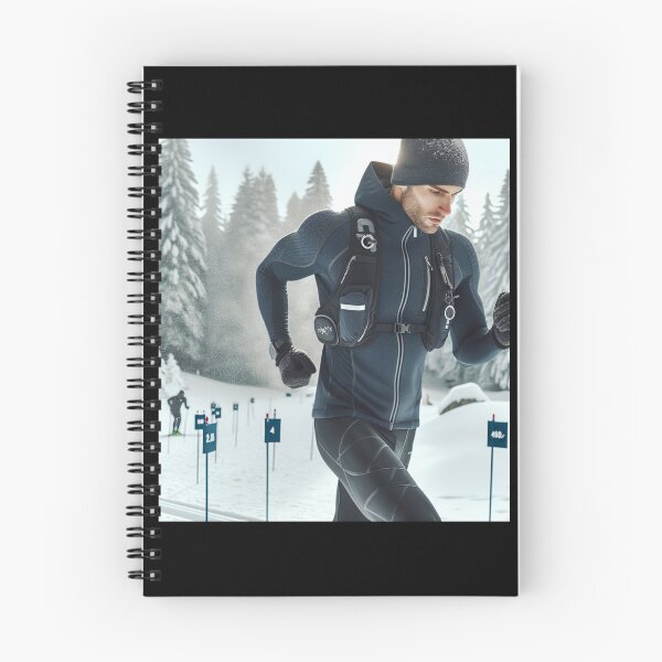 Item preview, Frozen Grit - Triathlete Racing Through Snow designed and sold by Triathlongram.