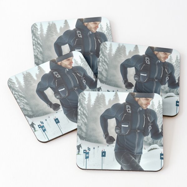 Item preview, Frozen Grit - Triathlete Racing Through Snow designed and sold by Triathlongram.