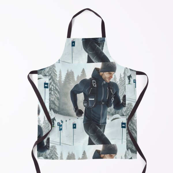 Item preview, Frozen Grit - Triathlete Racing Through Snow designed and sold by Triathlongram.