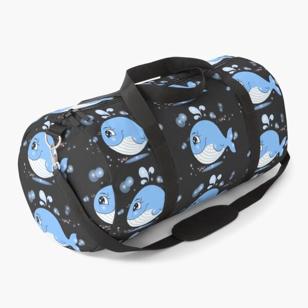 Item preview, The happy whale enjoys swimming freely back and forth in the sea, its joyful smile reflecting its delight." designed and sold by Shirley cute art .