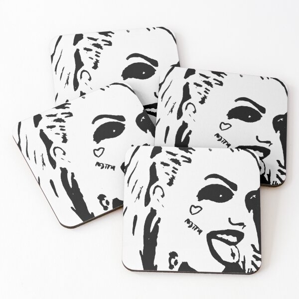 Item preview, Harley Quinn en blanco y negro designed and sold by Chad's Fresh Art.