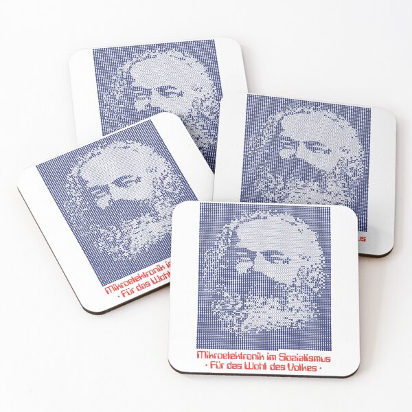 Item preview, Microelectronics in Socialism For The Welfare of the People - East German Soviet Propaganda designed and sold by SpaceDogLaika.