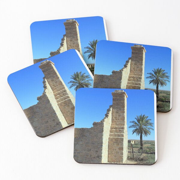 Item preview, Dalhousie station ruins with a Date Palm designed and sold by BirdsAlive.