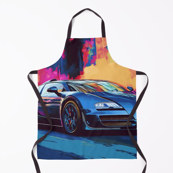Item preview, Midnight Blue Bugatti Veyron – Sleek Pop Art Wall Art designed and sold by AutoPopStudio.