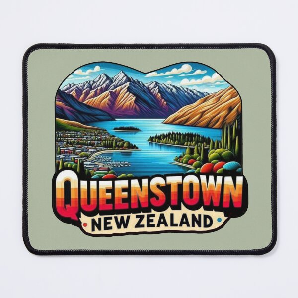 Item preview, Queenstown, New Zealand designed and sold by Myra365Art.