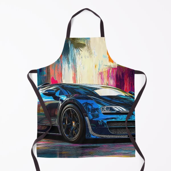 Item preview, Midnight Blue Bugatti Veyron – Sleek Pop Art Wall Art II designed and sold by AutoPopStudio.
