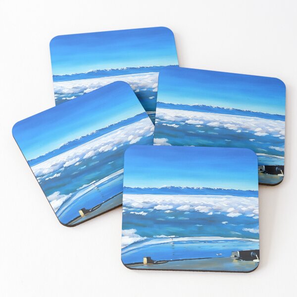 Item preview, Flying to Olympic National Park (Impressionist) designed and sold by flyscenicair.