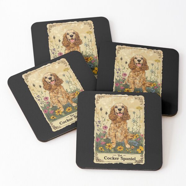Item preview, Cocker Spaniel Tarot Card designed and sold by TheAnimalZ00.