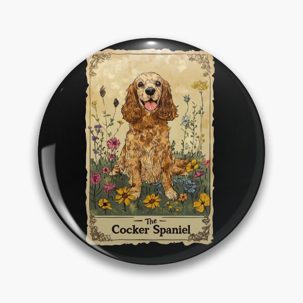 Item preview, Cocker Spaniel Tarot Card designed and sold by TheAnimalZ00.