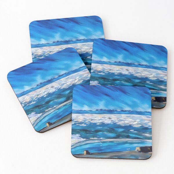 Item preview, Flying to Olympic National Park (Pastel) designed and sold by flyscenicair.