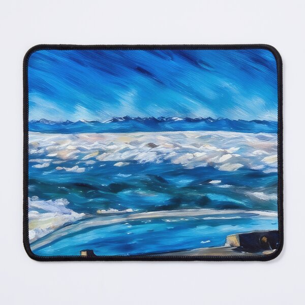 Item preview, Flying to Olympic National Park (Pastel) designed and sold by flyscenicair.