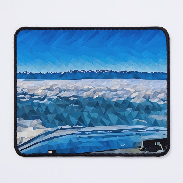 Item preview, Flying to Olympic National Park (Poly Art) designed and sold by flyscenicair.