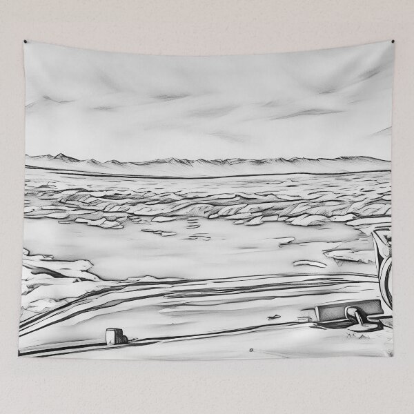 Item preview, Flying to Olympic National Park (Sketch) designed and sold by flyscenicair.