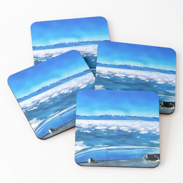 Item preview, Flying to Olympic National Park (Watercolor) designed and sold by flyscenicair.